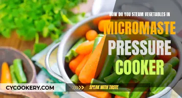 Steaming Veggies: Micromaster Pressure Cooker Guide