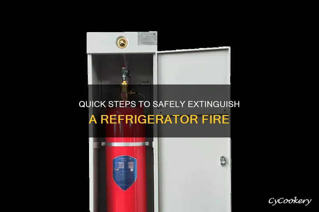 how do you stop a refrigerator fire