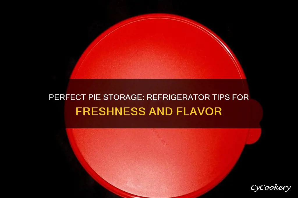 how do you store a pie in the refrigerator