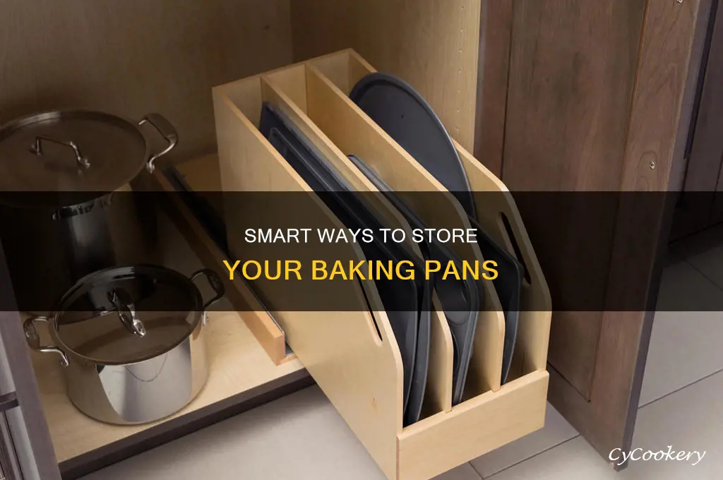 how do you store baking pans