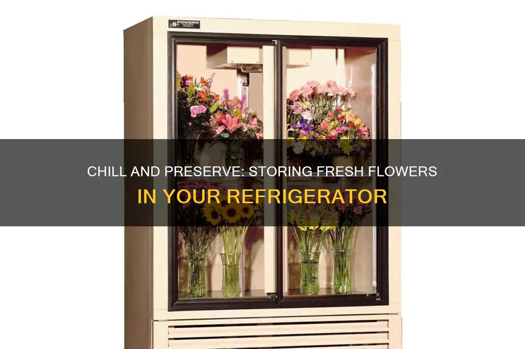 how do you store flowers in the refrigerator