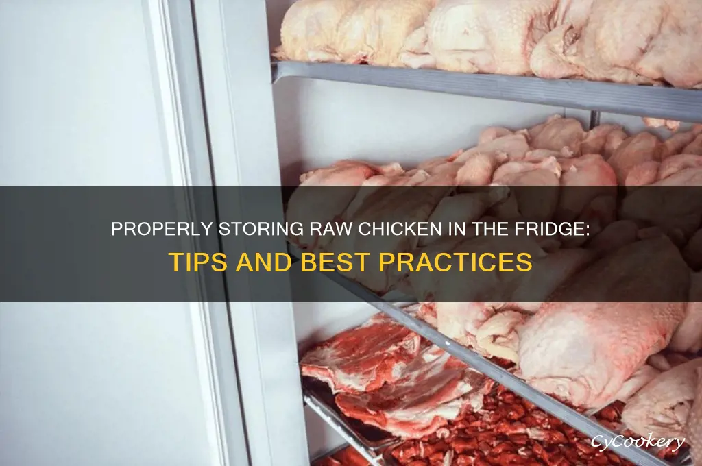 how do you store raw chicken in the refrigerator