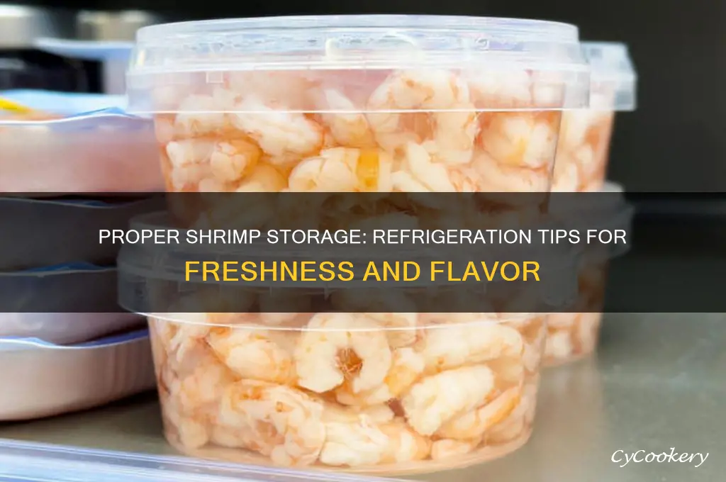 how do you store shrimp in the refrigerator