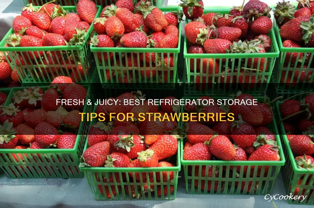 how do you store strawberries in the refrigerator