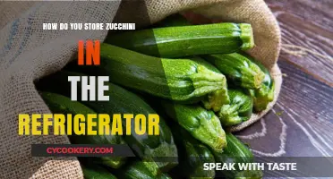 Properly Storing Zucchini in the Fridge: Tips for Freshness and Longevity