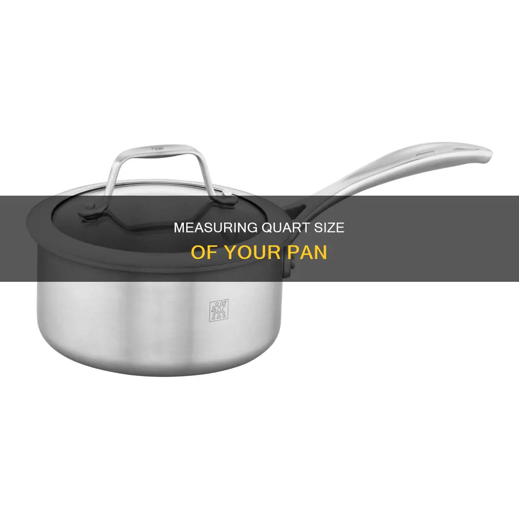 how do you tell quart size of a pan