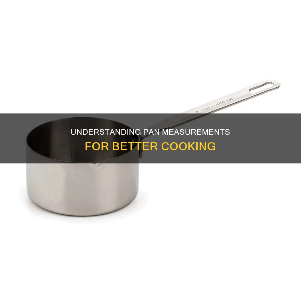 how do you tell the measuments on a pan