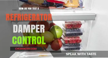 Testing Your Refrigerator Damper Control: A Step-by-Step Guide