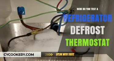 Testing Your Refrigerator Defrost Thermostat: A Step-by-Step Guide