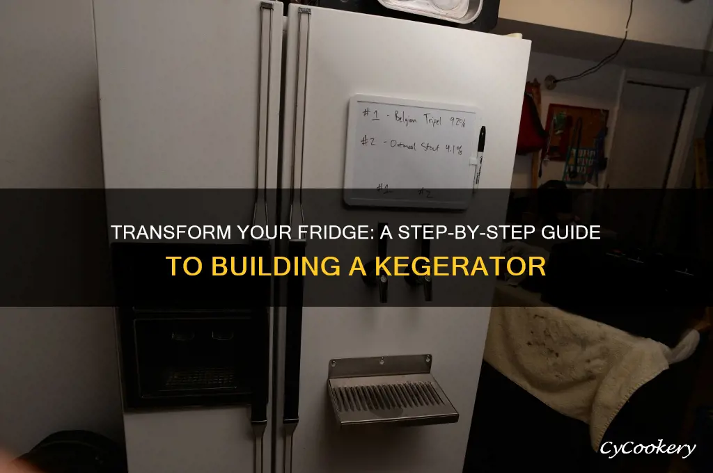 how do you turn a refrigerator into a kegerator