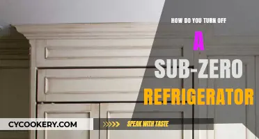 Quick Guide: Turning Off Your Sub-Zero Refrigerator Safely and Easily
