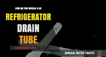 Quick Fix: Unclog Your GE Refrigerator Drain Tube Easily
