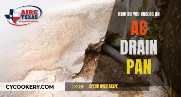 Clearing AC Drain Pan Blockages: DIY Guide