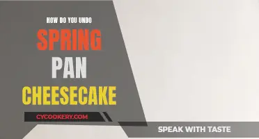 Easy Tricks to Undo Spring Pan Cheesecake