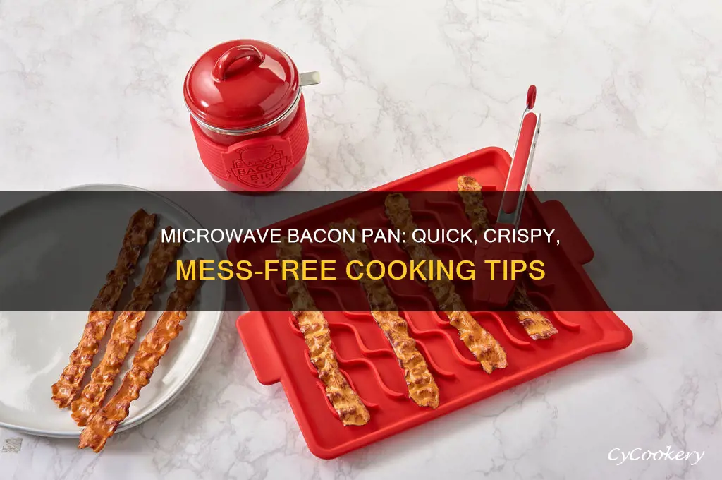 how do you use a bacon pan in the microwave