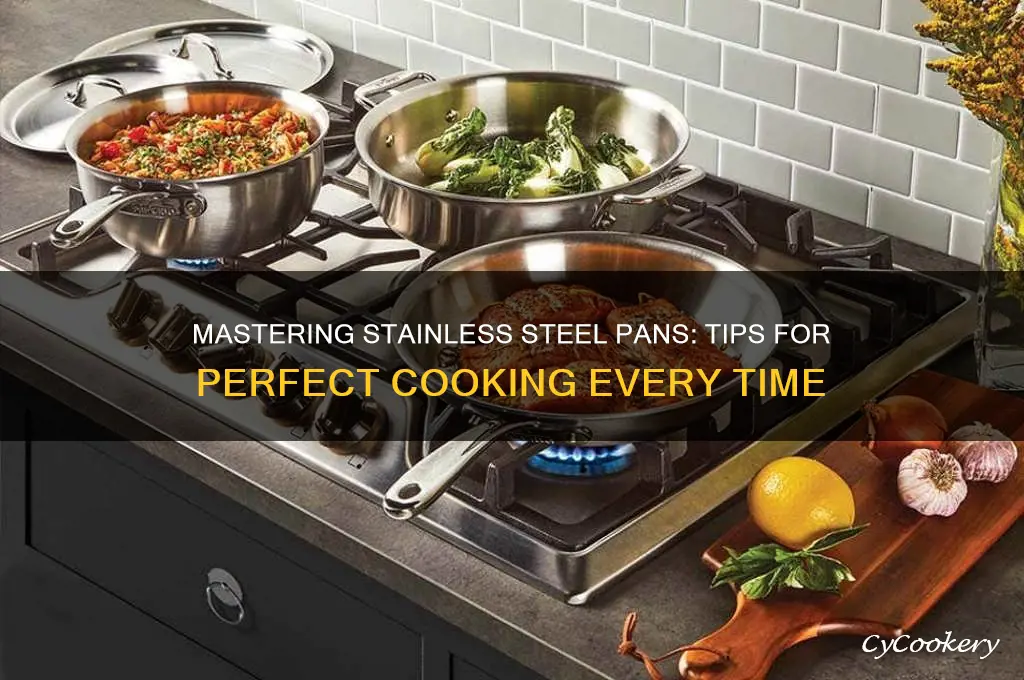 how do you use a stainless steel pan