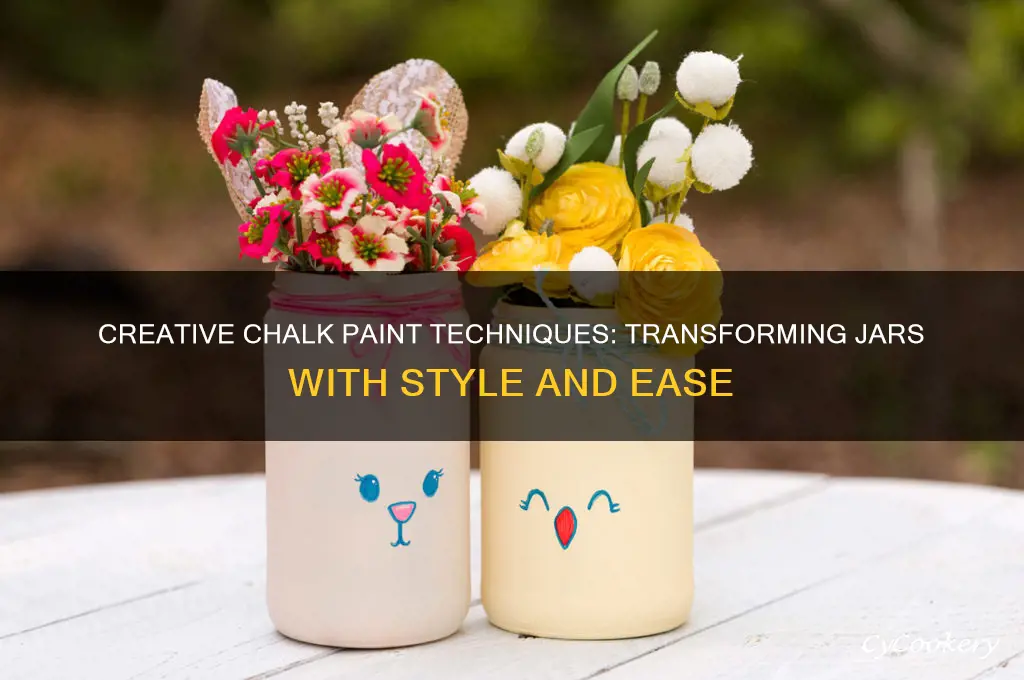 how do you use chalk pans on jars