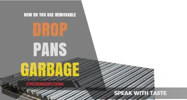 Efficient Waste Management: Using Removable Drop Pans for Garbage Disposal