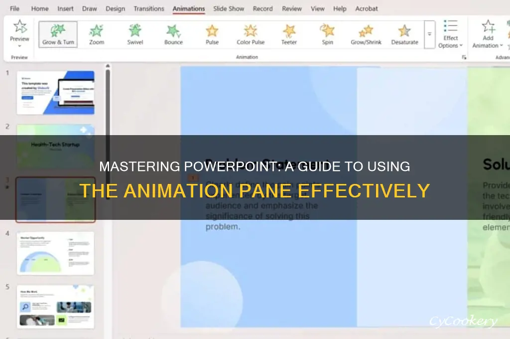 how do you use the animation pane