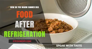 Safely Warming Refrigerated Canned Dog Food: Quick and Easy Tips