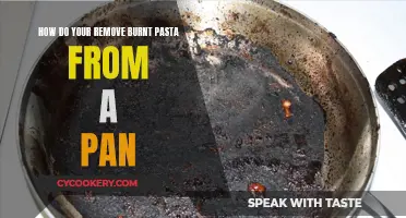 Scraping Away: Removing Stubborn, Burnt Pasta from Your Pan