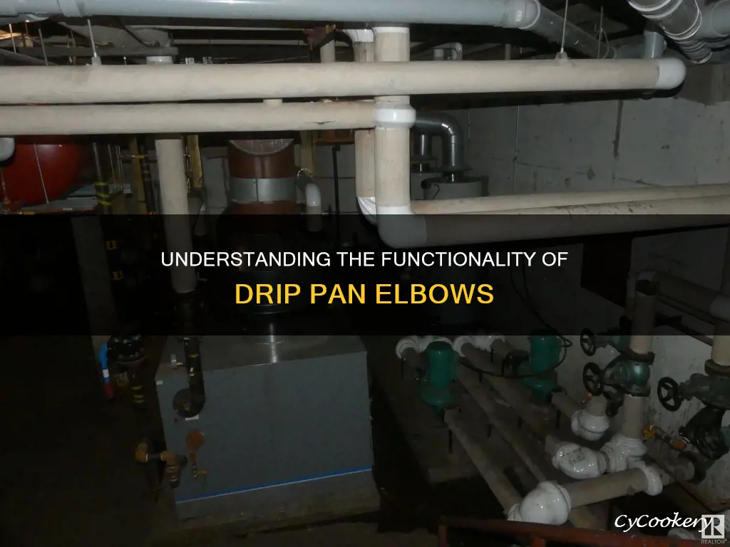 how does a drip pan elbow work