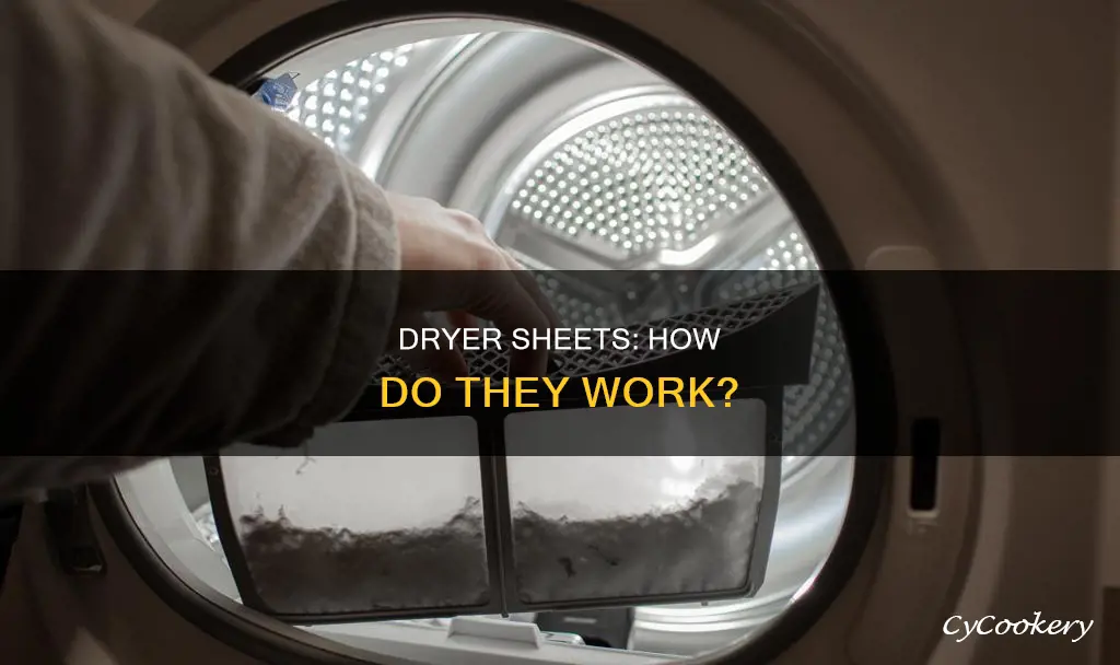 how does a dryer sheet work pan