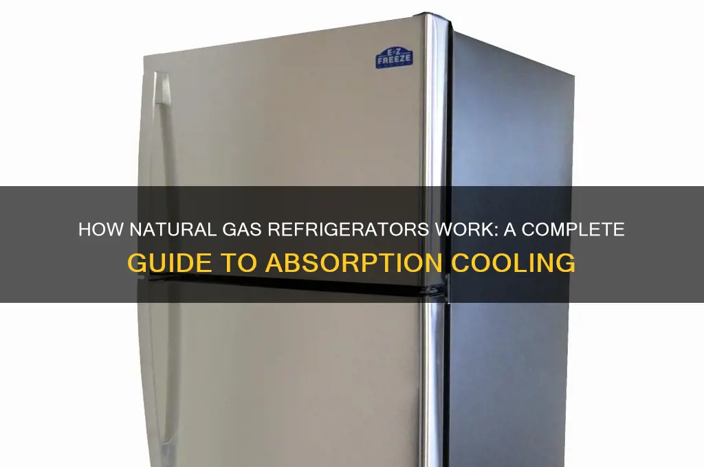 how does a natural gas powered refrigerator work