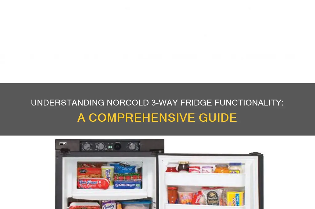 how does a norcold 3 way refrigerator work