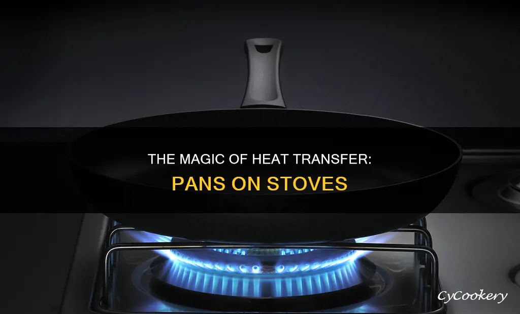 how does a pan on a stove get hot