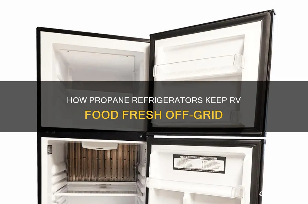 how does a propane refrigerator work in an rv