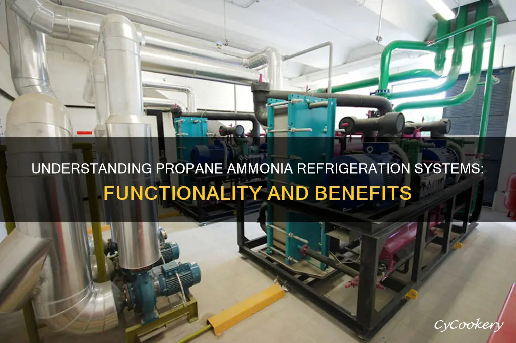 how does a propqne ammonia refrigeration system work