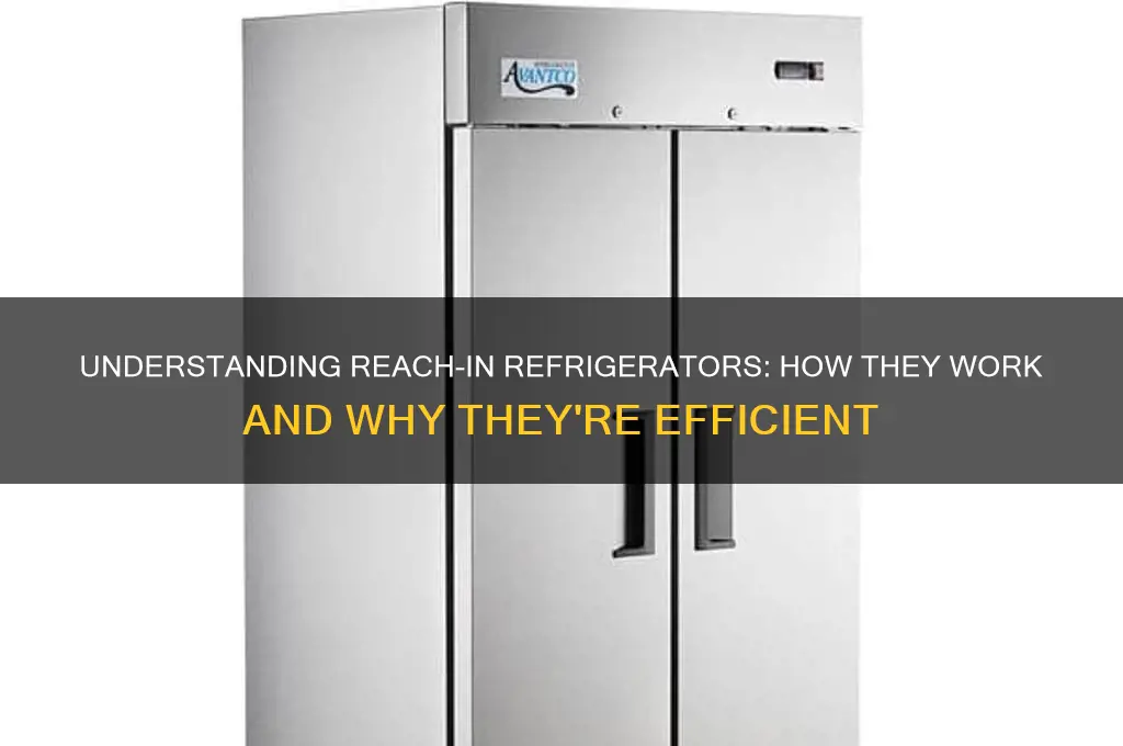 how does a reach in refrigerator work