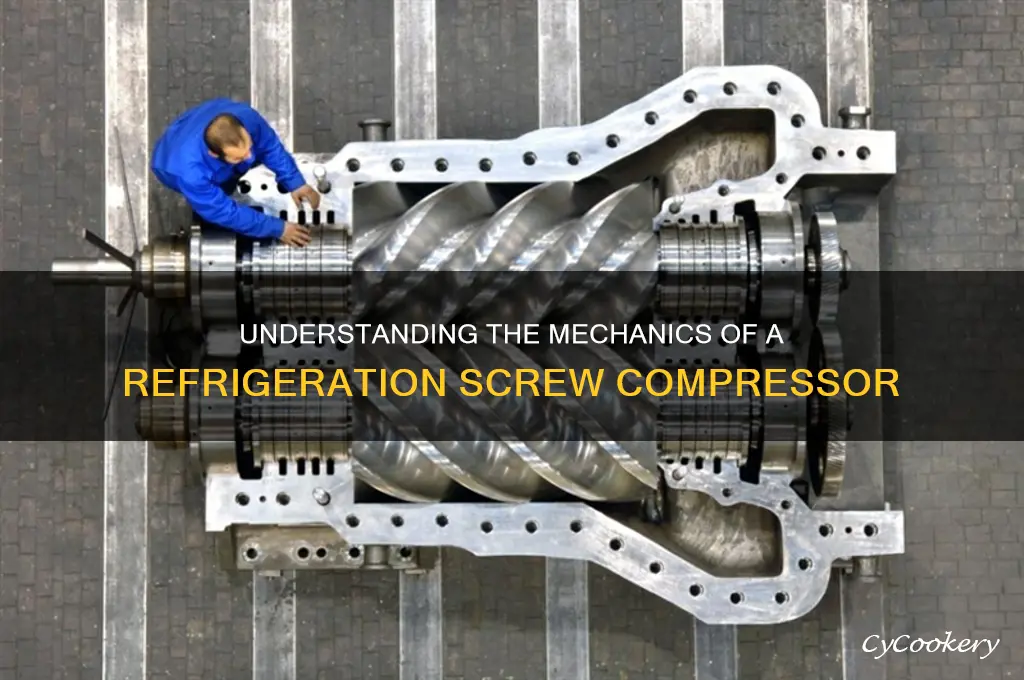 how does a refrigeration screw compressor work