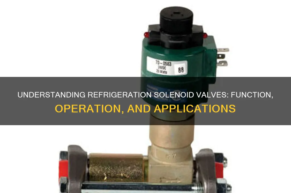 how does a refrigeration solenoid valve work