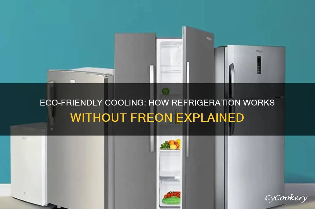 how does a refrigeration work without freon