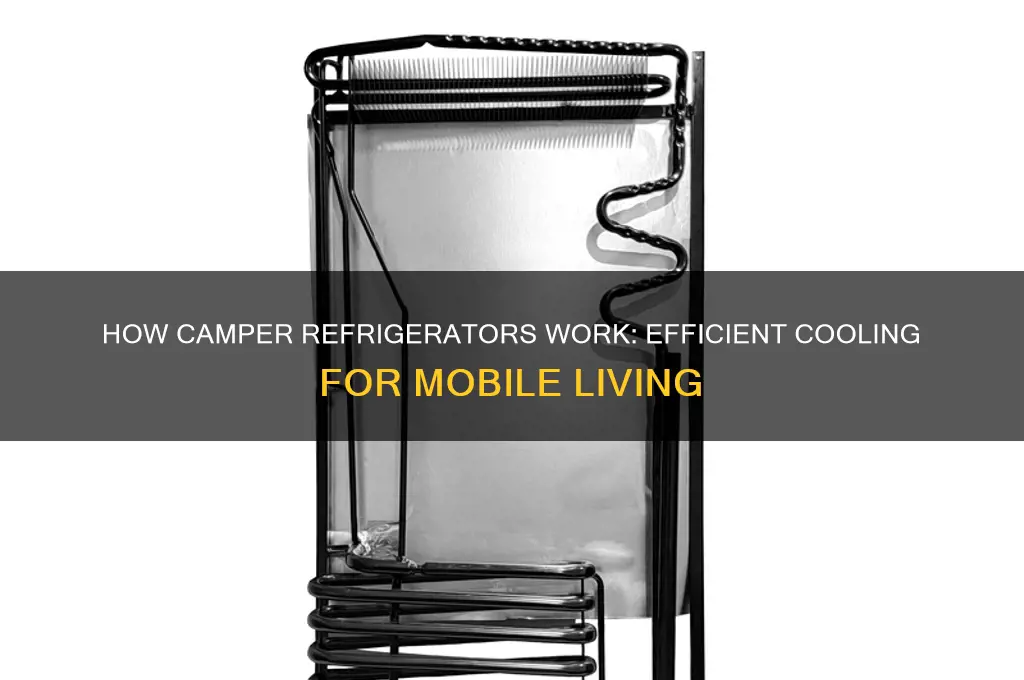 how does a refrigerator work in a camper