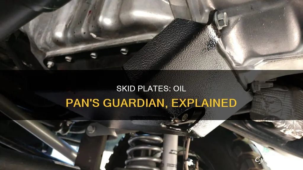 how does a skid plate protect oil pan