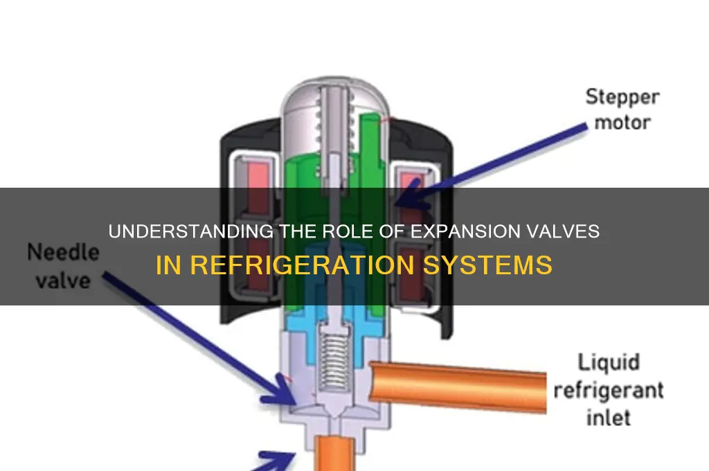 how does an expansion valve work in a refrigerator