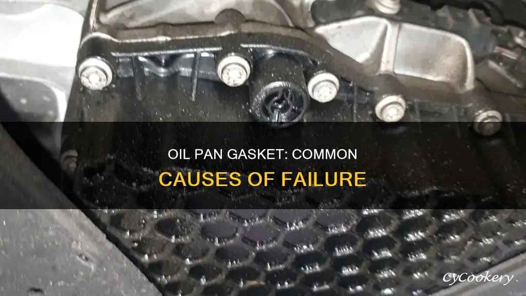 how does an oil pan gasket go bad