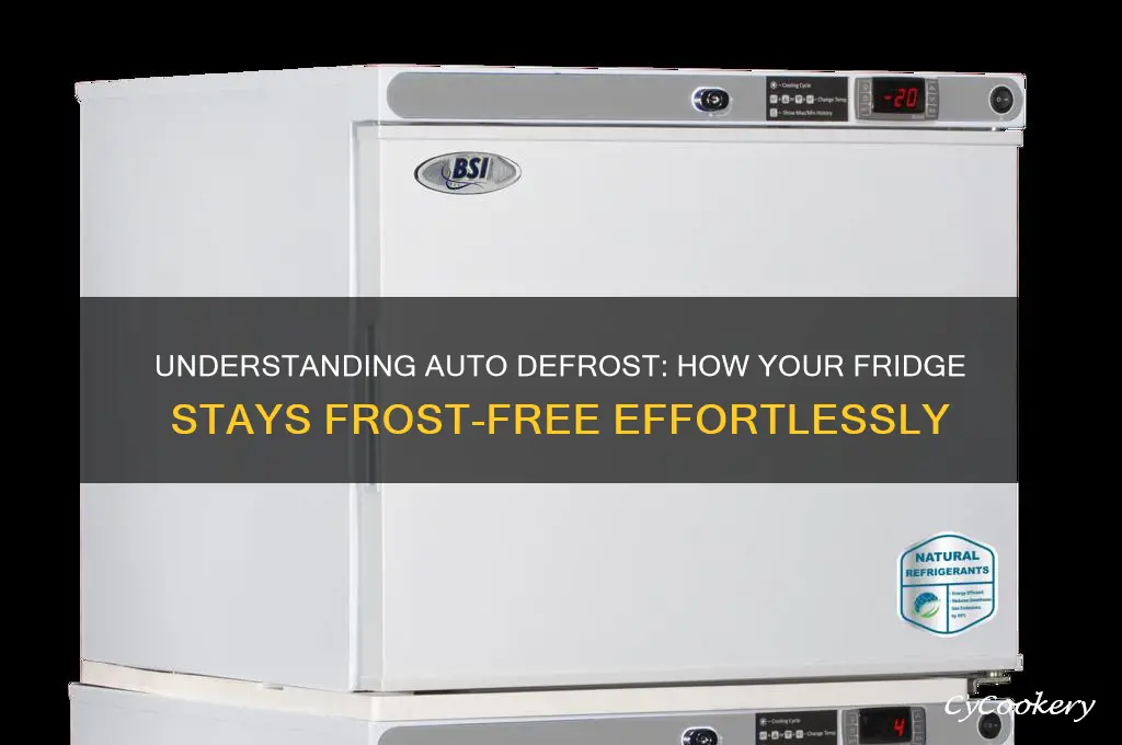 how does auto defrost work on a refrigerator