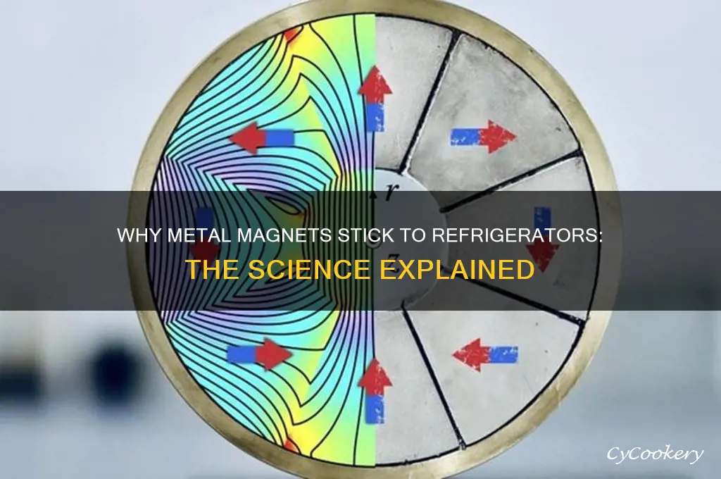 how does metal magnets stick to refrigerators