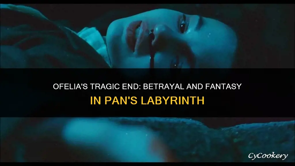 how does ofelia die in pan