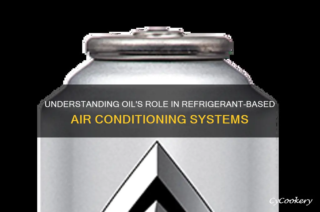 how does oil in refrigerant air conditioning work