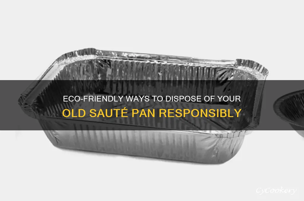 how does one dispose of used saute pan