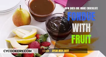 Making Chocolate Fondue with Fruit: A Decadent Delight