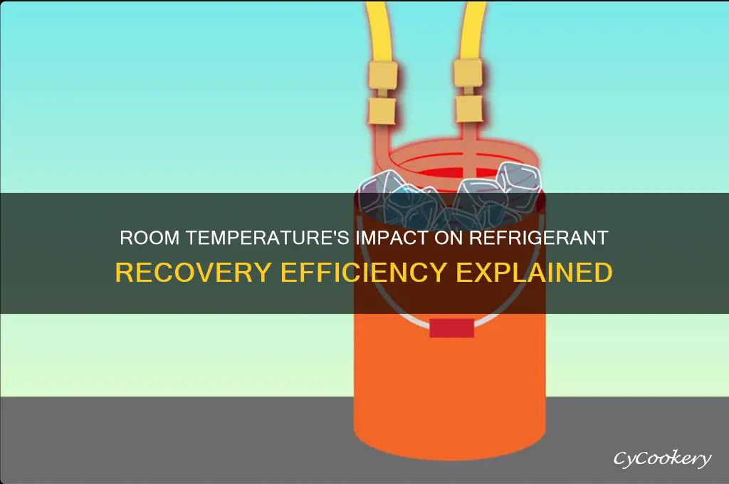 how does room temperature affect recovery of refrigerant