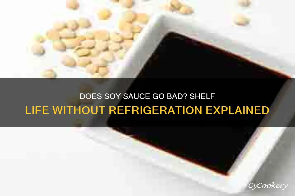 how does soy sauce spoil if not refrigerated