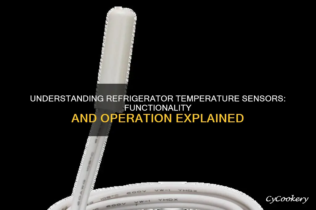 how does temperature sensor work in refrigerator