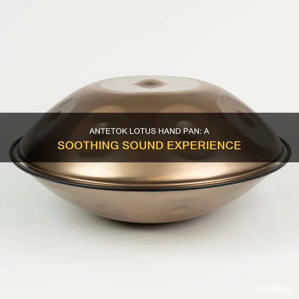 how does the antetok lotus hand pan sound